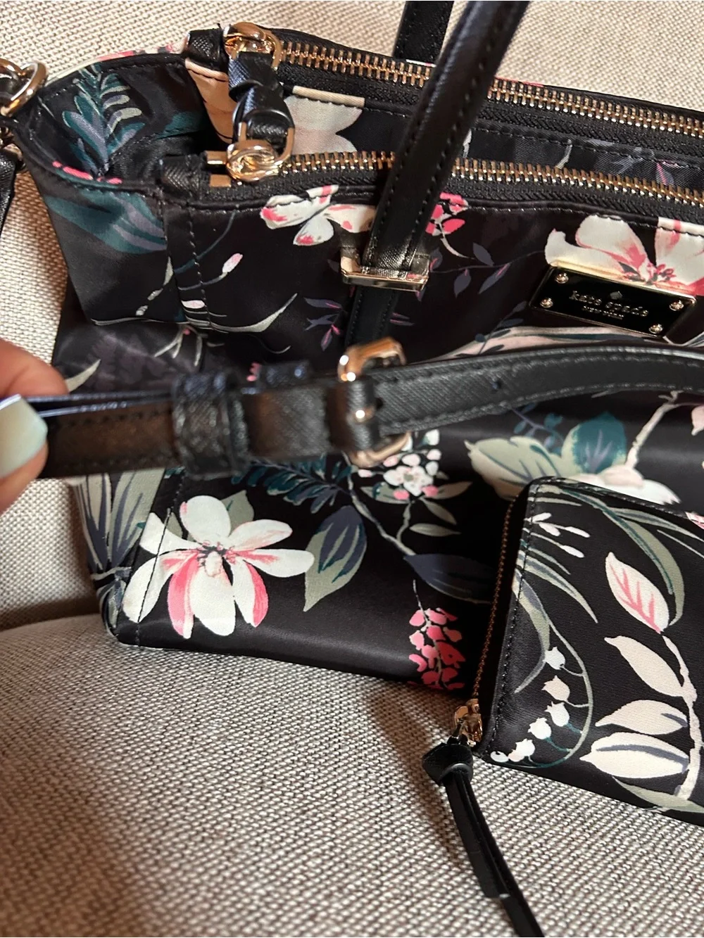 Kate spade bag & matching wallet